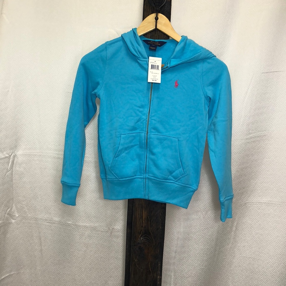 NWT Girls Ralph Lauren zip up